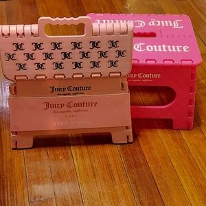 Juicy Couture Step Stool-Light Pink